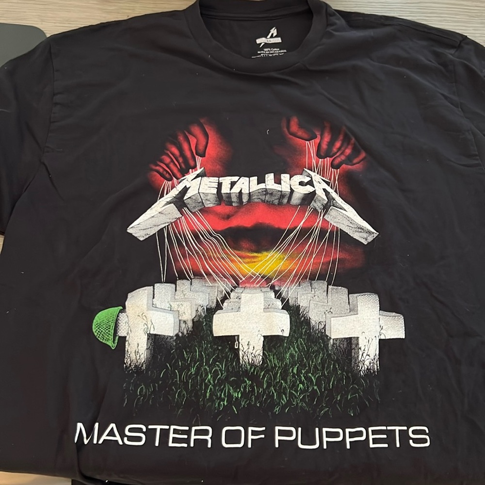 Master of Puppets Metallica Tshirt XL